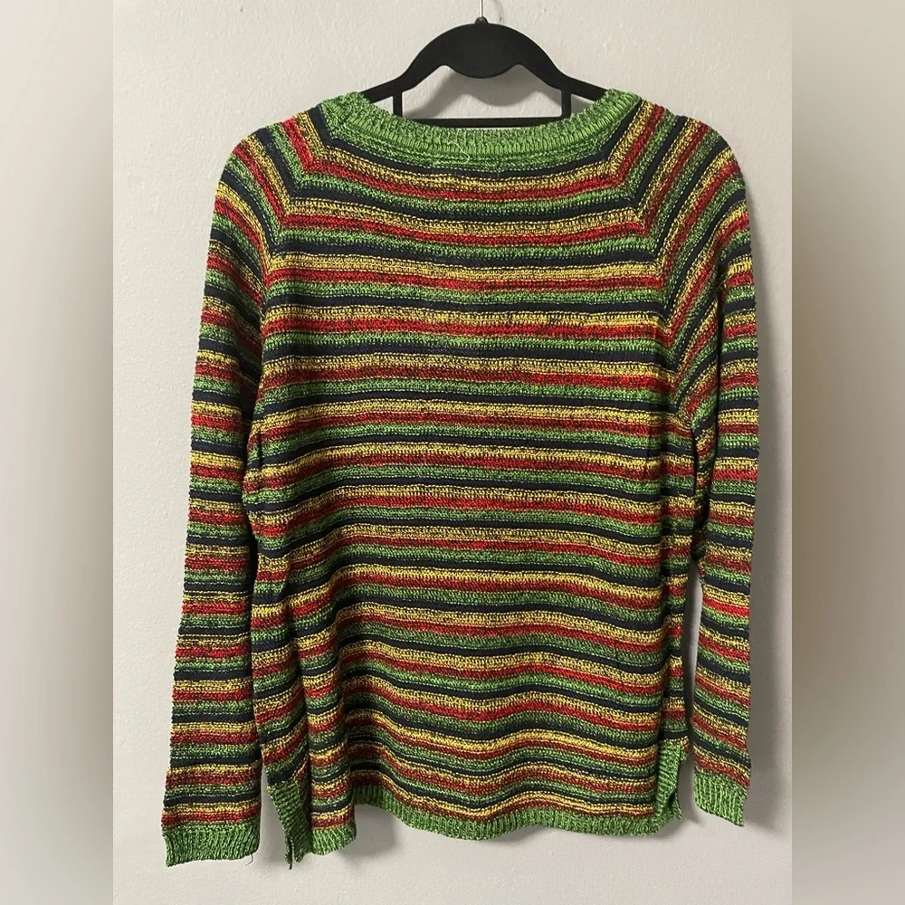 NWT Winni by Miracle Striped Knit Lightweight Sweater. Size M/L